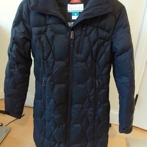 COLUMBIA Black Omni-heat Waterproof insulated coat